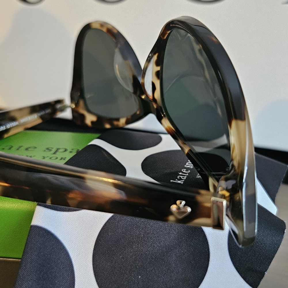 Kate Spade Cat Eye Tortishell Sunglasses - Picture 5 of 8